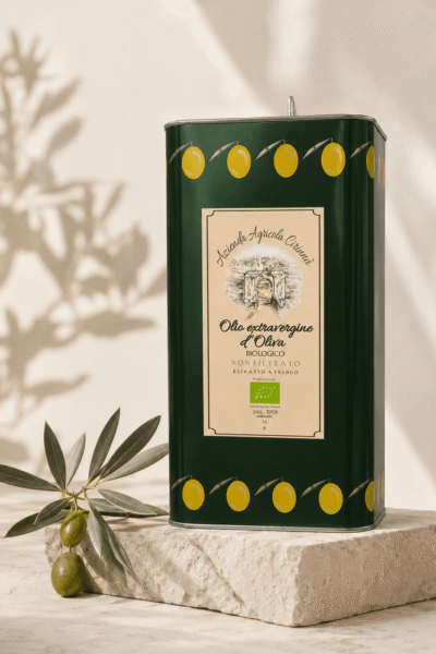 Oliwa z oliwek extra vergine BIO niefiltrowana 3 l - puszka